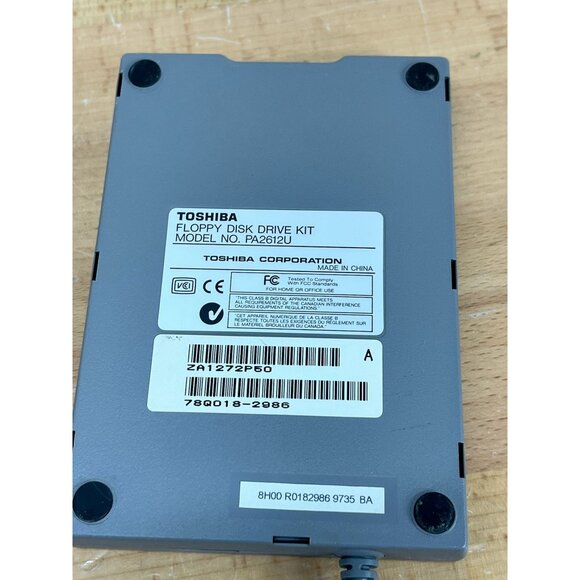 Toshiba PC Card Floppy Disk Drive Kit PA2612U Vintage Laptop Computer - Picture 8 of 9